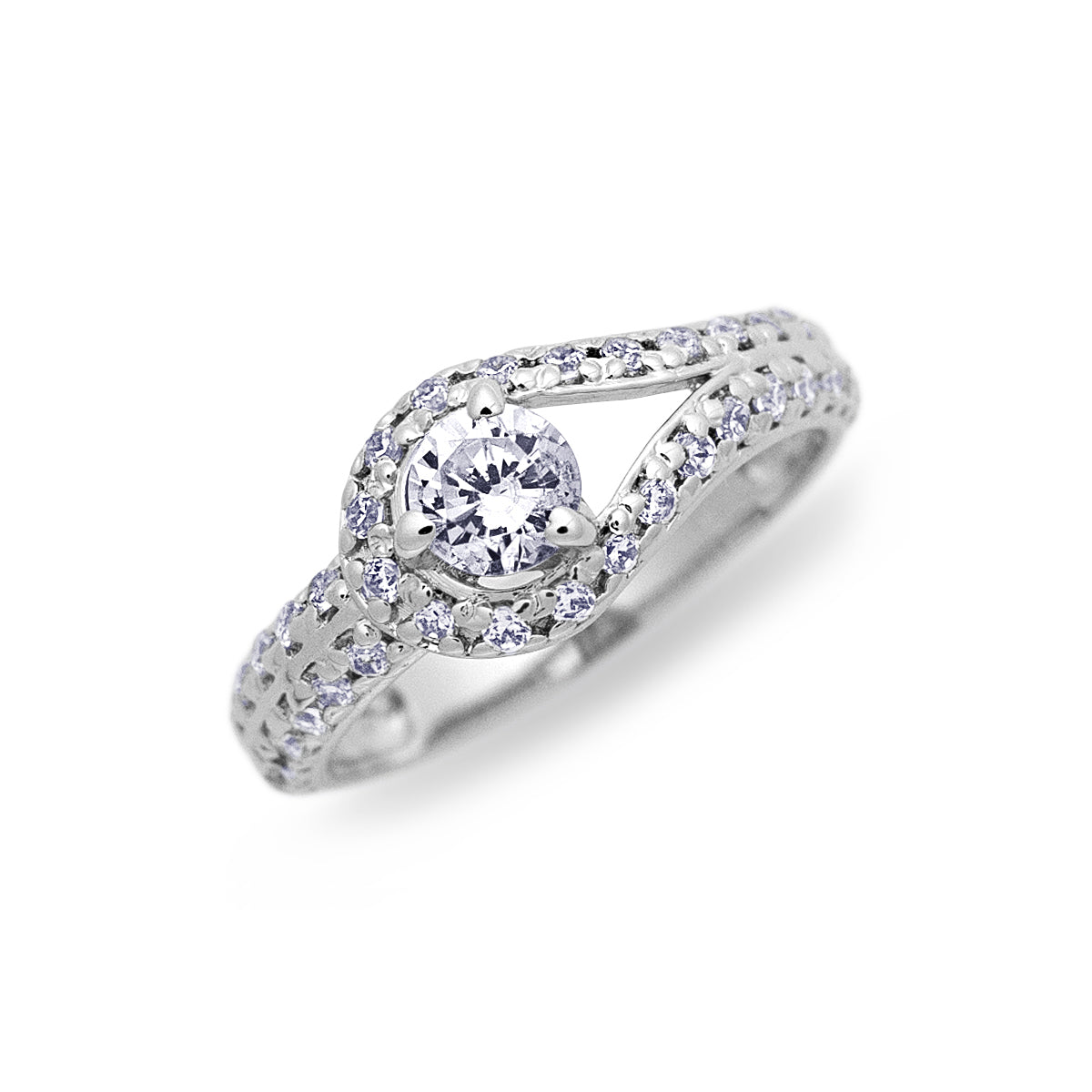 pt900 / 18K diamond 0.72ct. pave ring platinum/gold – Jewelry Me RIZE