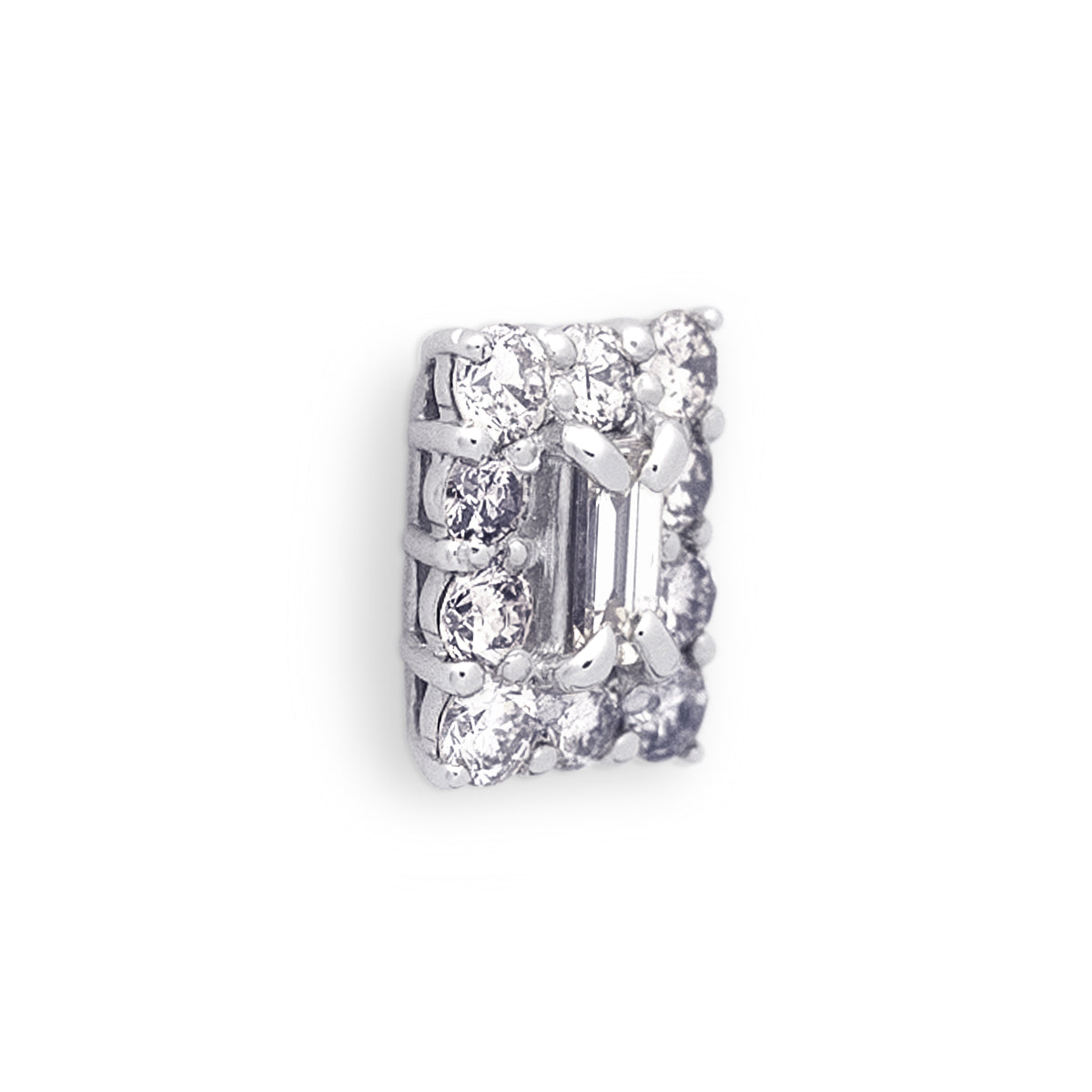 pt900 / 18K ダイヤモンド 0.52. パヴェ ピアス ペア プラチナ/ ゴールド – Jewelry Me RIZE