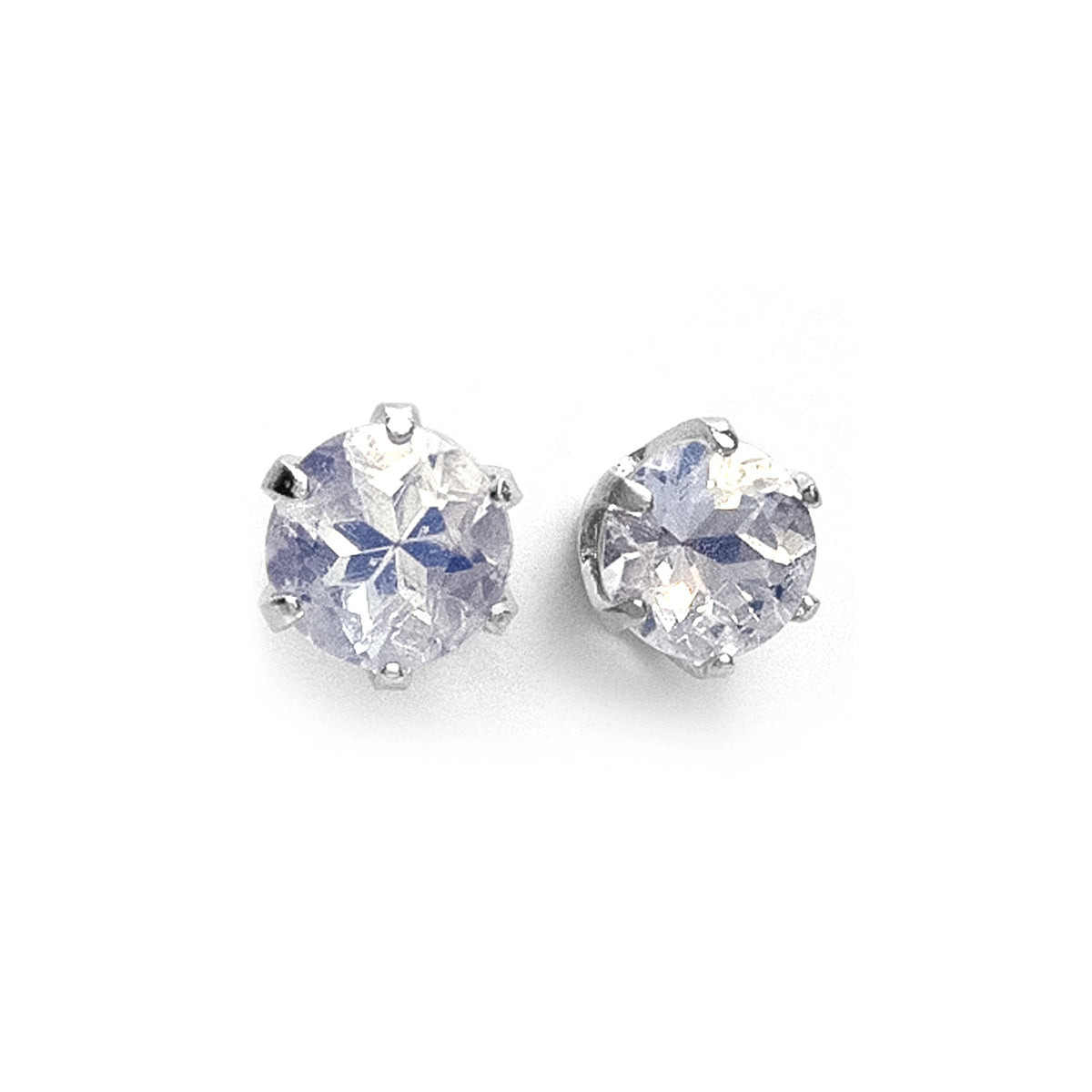 pt900 ロイヤルブルームーン 0.3ct. ピアス ペア プラチナ – Jewelry